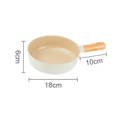 Ceramic Non Stick Pot Set Pan Fry Pan Stew Pot Electromagnetic Stove Gas Stove Universal Kitchen Single Piece Sales Cookware