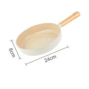 Ceramic Non Stick Pot Set Pan Fry Pan Stew Pot Electromagnetic Stove Gas Stove Universal Kitchen Single Piece Sales Cookware