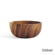 Leeseph Salad Bowls, Wooden Salad Bowls, Large Acacia Wood Serving Bowl for Fruits, Salad, Eco-friendly