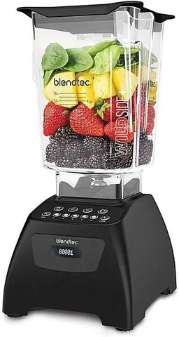 Blendtec Classic 575 Blender  WildSide+ Jar (90 oz)  Professional-Grade Power Cycles  5-Speeds  Black electric cooker