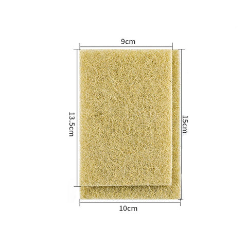 5/10/20PCS Sisal Microfiber Sponge Eco-friendly Natural Fiber Sponges Kitchen Dishwashing Cleaning Cloth Pan Pot Scouring Pad