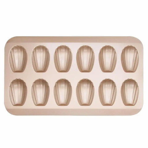 Baking Accessories Versatile 12-cup Madeleine Pan Cake Tools Cake Baking Must-have Mini Cake Molds Metal Mini Cake Mould Durable