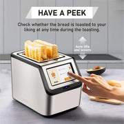 Smart Toaster, KETIAN Touch Screen Toaster 2 Slice,High-speed Automatic Settings, Bagel English Muffins Toast Pastry Waffles Bre