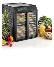 Excalibur 3926TB  Food Dehydrator Machine, 26-Hour Timer, Automatic Shut Off and Temperature Control, Black