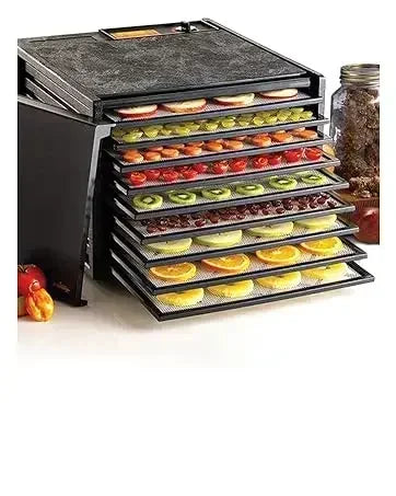 Excalibur 3926TB  Food Dehydrator Machine, 26-Hour Timer, Automatic Shut Off and Temperature Control, Black