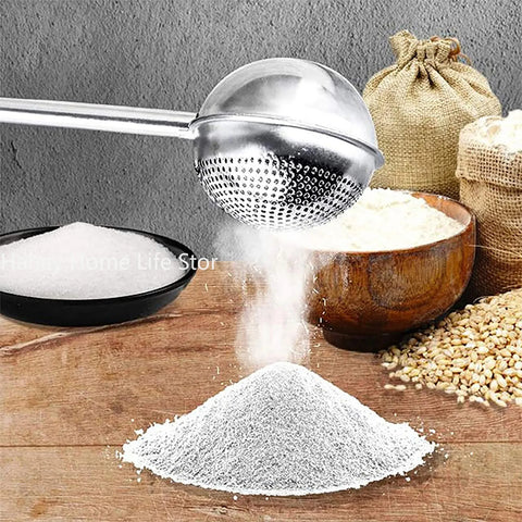 Powder Shaker Sugar Duster Flour Sugar Sieve For Powdered Sugar And Spices Cake Decorating Tool Baking Accessory