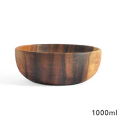 Leeseph Salad Bowls, Wooden Salad Bowls, Large Acacia Wood Serving Bowl for Fruits, Salad, Eco-friendly